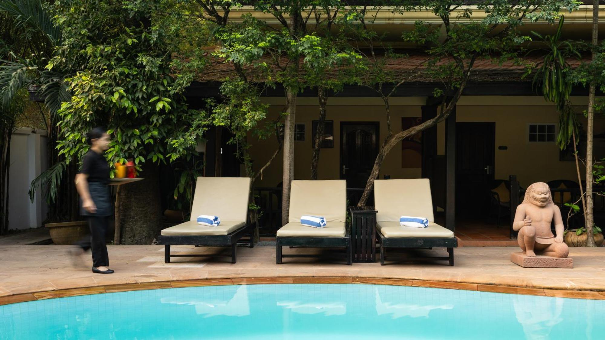 Pavillon Indochine Boutique - Hotel Ciudad de Siem Riep Exterior foto
